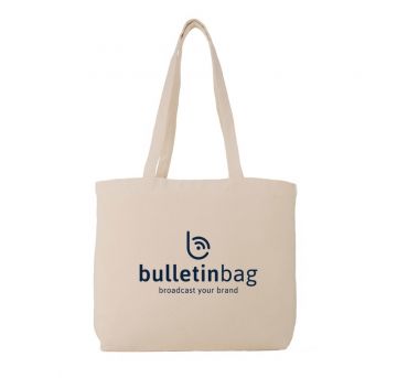 Cotton Canvas Zippered Tote